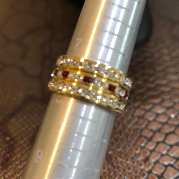 3 Crystal Eternity Bands - Picture 3 of 3